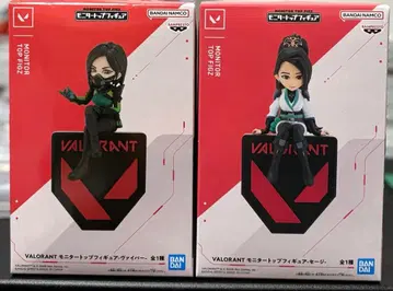 VALORANT 모니터 탑 피규어 세이지 바이퍼 세트