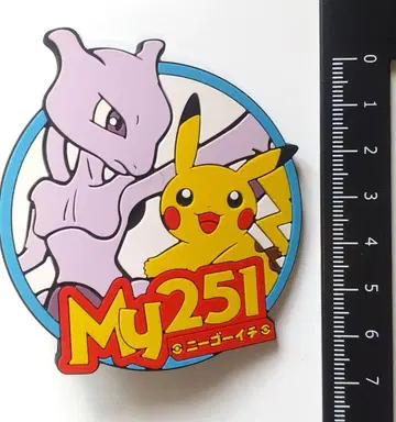 포켓몬 센터 뮤우 피카츄 핀 배지 러버