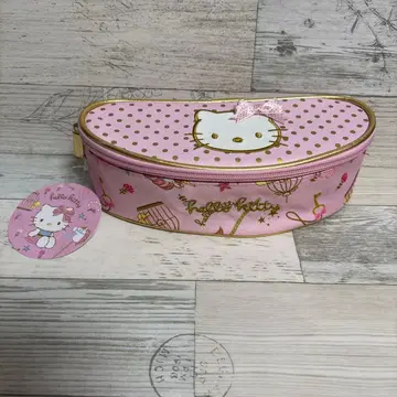 새상품 헬로키티 도트 무늬 파우치