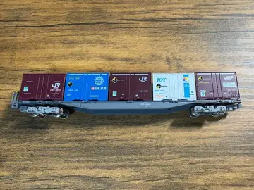 JR 화물 코키 107 + 컨테이너