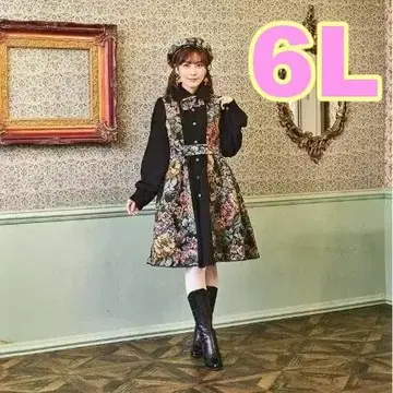 쿠루미 시마무라 노엘 드 메모와르 원피스 블랙 6L 클래식 로리타