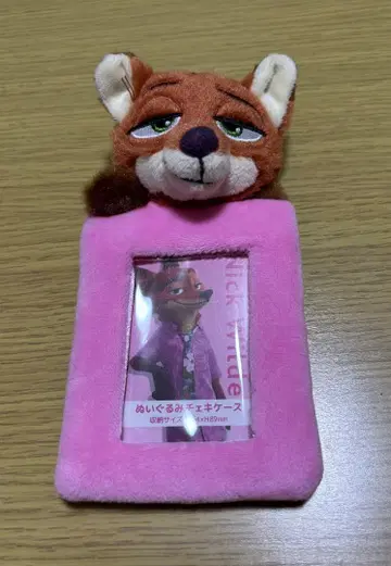 주토피아 닉 봉제 인형 폴라로이드 케이스