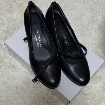 [새상품급] 아오야마 양복 3WAY 펌프스 24.5cm 블랙 취업활동