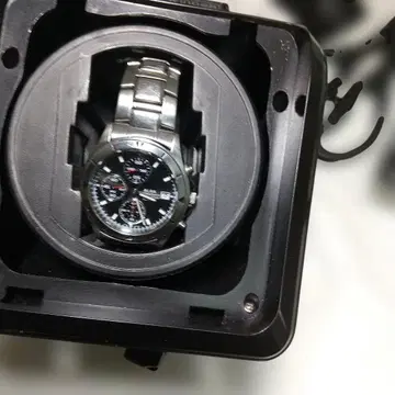 ALBA 크로노그래프 블랙 시계