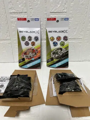 베이블레이드 X 랜덤 부스터 4개 세트 라이노혼 바이퍼테일
