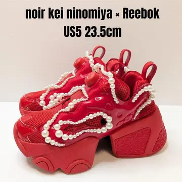 미사용에 가까운 느와르 케이 니노미야 x 리복 펌프 퓨리 23.5