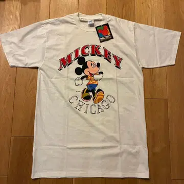 벨바신 미키마우스 프린트 T셔츠 USA제 데드스탁