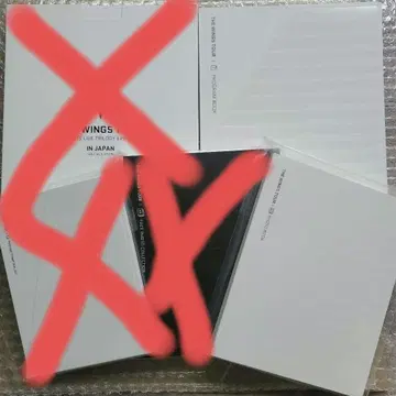 BTS WINGS 프로그램북 포토북