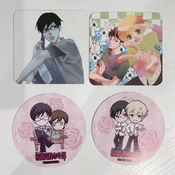 오란고교 호스트부 트리 빌리지 카페 콜라보 카페 코스터