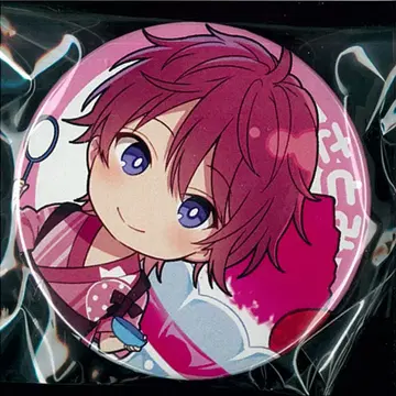 스트로베리 프린스 스토푸리 사토미 SD 캔뱃지 핑크