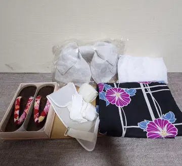 여성용 유카타 일식 8점 세트