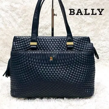 새상품급 BALLY 숄더백 가죽 퀼팅 골드 로고 프린지