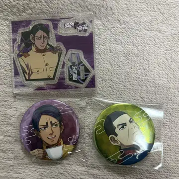 골든 카무이 코이토 츠키시마 아크릴 스탠드 캔뱃지