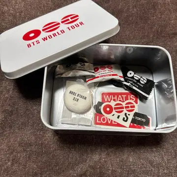 BTS WORLD TOUR 한정판 굿즈 커스터마이즈 캔