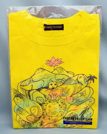 아라시 19년 24시간TV42 오노 사토시 차리T셔츠 *노랑/S사이즈