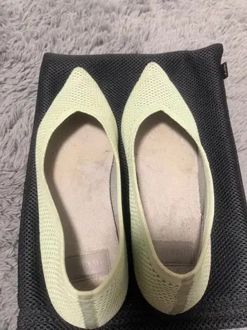 INDIVI 메쉬 플랫슈즈 24.5cm 워셔블 슈즈