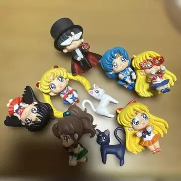 세일러문 SD 미니 피규어 9체 세트 문 프리즘 카페