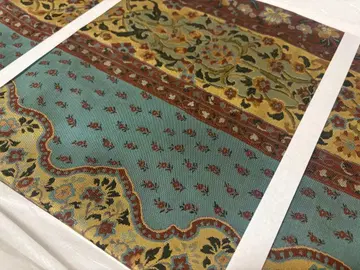 [미사용 새상품] 나고야 오비 사라사 기모노