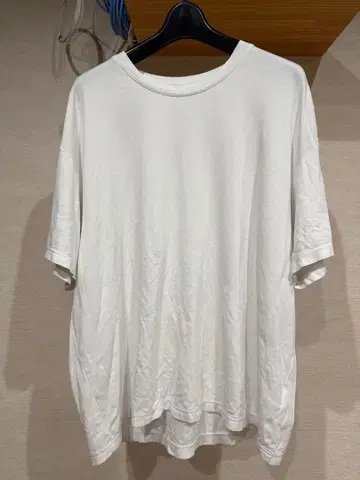 ATTACHMENT 어태치먼트 무지 화이트 T셔츠 AJ41-048