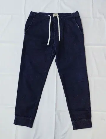 FOB FACTORY F0403 데님 릴랙스 스웨트 팬츠 M