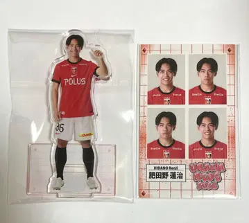 우라와 레즈 36 히다노 렌지 모바가챠 아크릴 스탠드 증명사진 스티커