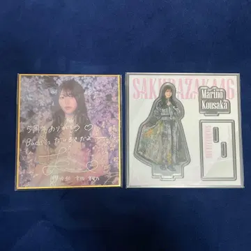 사쿠라자카46 코우사카 마리노 아크릴 스탠드. 사쿠콜레 C상 세트