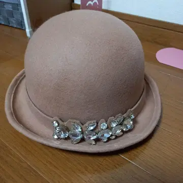 MIIA 비쥬 포함 베이지 울 햇 실연 쇼콜라티에