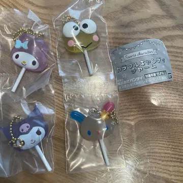 산리오 컬러풀 캔디 참 마이멜로디 쿠로미 우사하나 케로피