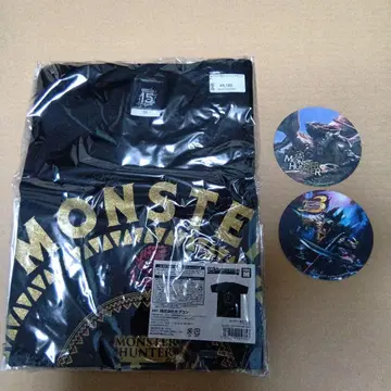 몬스터 헌터 15주년 기념 T셔츠 & 코스터 세트