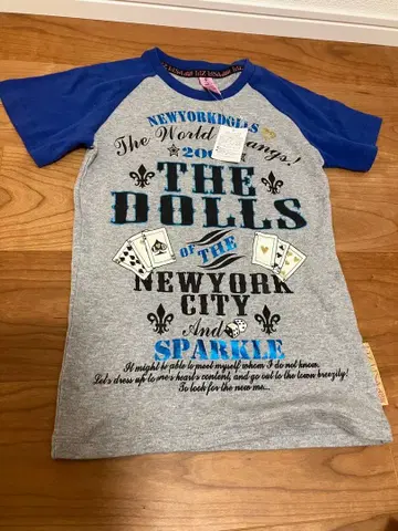 헤이세이 갸루 리즈리사 로고 T셔츠 택 포함 헤이세이 여자아이