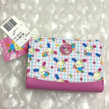 [택 포함 새상품] 산리오 우사하나 이단 접이식 지갑