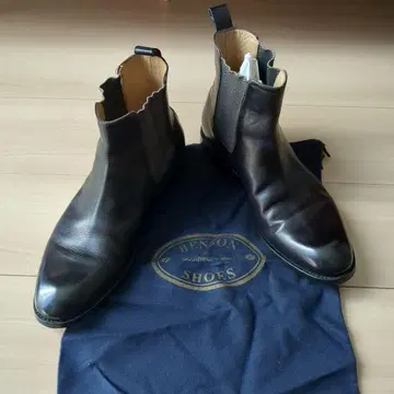 BENON SHOES 사이드 고어 부츠 24.5cm BN-E2100CH