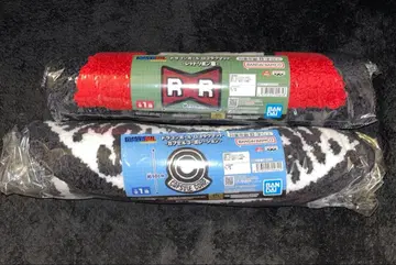 드래곤볼 로고 러그 매트 레드 리본 군단 캡슐 코퍼레이션 세트