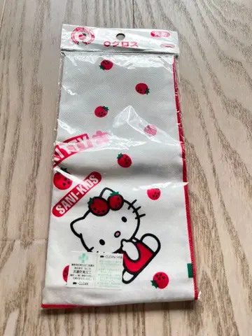 헬로키티 Hellokitty 도시락 포장 런치 크로스 딸기