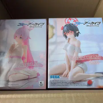 SEGA 블루 아카이브 유메미리즈 피규어 2체 세트