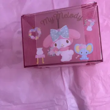 마이멜로디 핑크 수납 박스