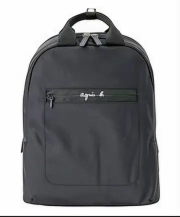 agnes b. 블랙 나일론 백팩