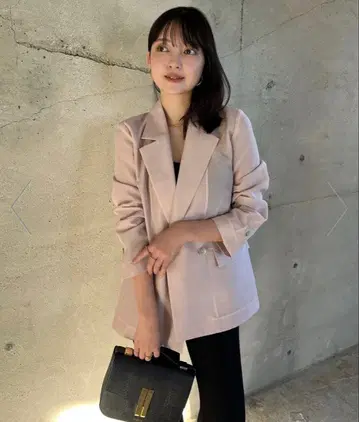 anuans 아뉴앙스 에어리 시어 자켓 핑크