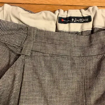 팔라스 팰리스 인디고 하운드투스 체크 패턴 와이드 팬츠 3