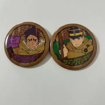 골든 카무이 레트로 간판 캔뱃지 츠키시마 코이토