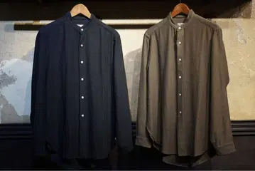 Aquellos Ojos Verdes 20AW 백새틴 셔츠 브라운