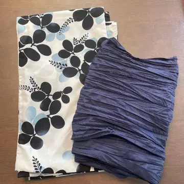 유카타 & 오비 세트 네이비