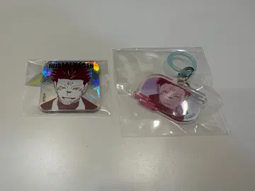 주술회전 양면 스쿠나 홀로그램 아크릴 스티커 엄브렐라 참