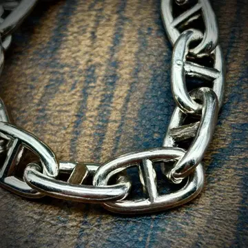 초와이드 S925 체인 당크레 팔찌 실버 925 남성용