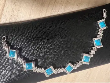 터콰이즈 실버 팔찌