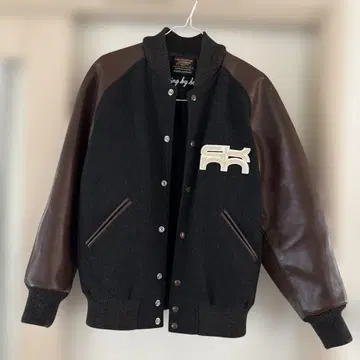 SKOOKUM x B:MING by BEAMS / 별주 가죽 바시티 자켓