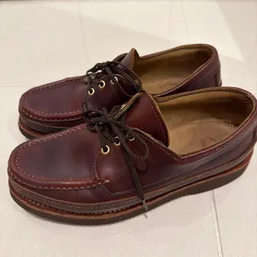 러셀 모카신 트리플 뱀프 레카타 보트 슈즈 8E 박스 포함