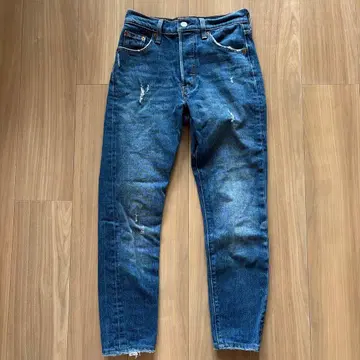 리바이스 501 S 데미지 가공 데님 팬츠