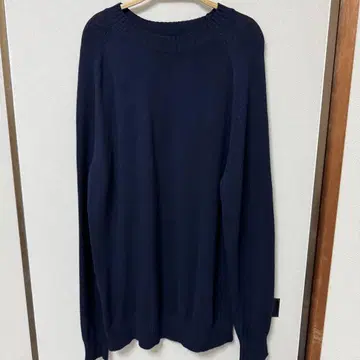 Massimo Dutti 니트 스웨터 네이비 긴팔 크루넥