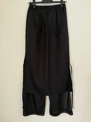 엔폴드 SHEER LAYERED PANTS ( 36 BLK )